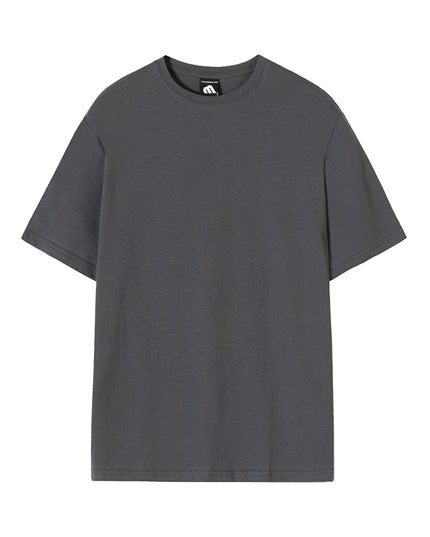 Men's Summer Loose Solid Color Round Neck Short Sleeve T-Shirt