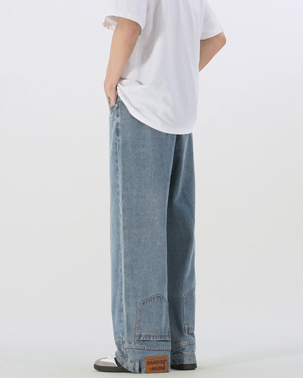 Fashion Brand Design Straight Inside-out Wear Pants