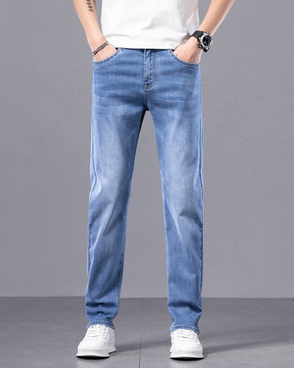 Men's Straight Slim Stretch Casual Pants