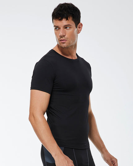 Men's Stretch Quick Drying Clothes Short-sleeved Shirt