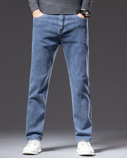 Straight-leg Pants Dad Men's Casual Trousers