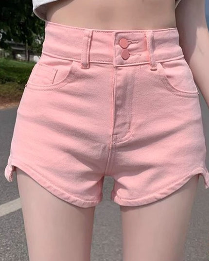 Women's Summer High Waist Denim Shorts