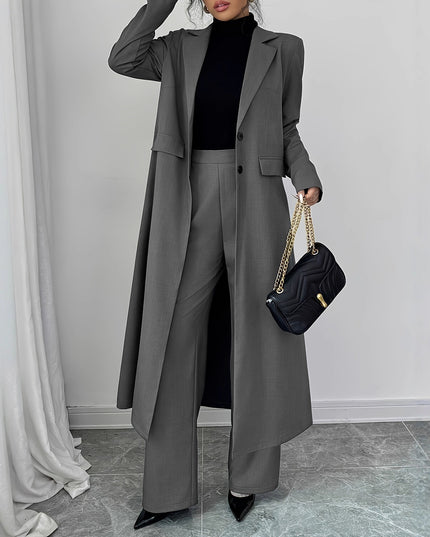 Suit Pants Elegant Graceful Two-piece Set