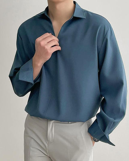 Loose Lapels Casual Shirt