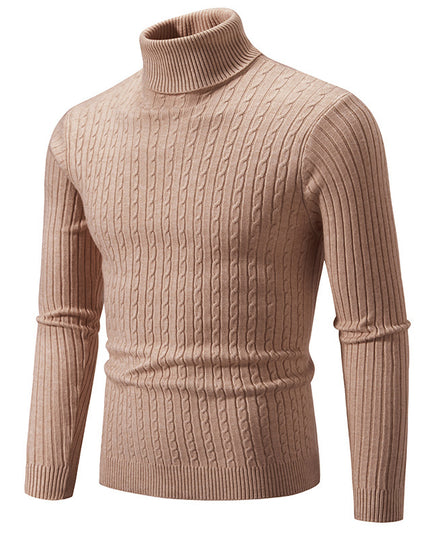 Retro Simple High Collar Bottoming Sweater Wear Casual Thin Slimming Knitwear