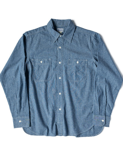 Double Patch Pocket Youth Cloth Long-sleeved Shirt