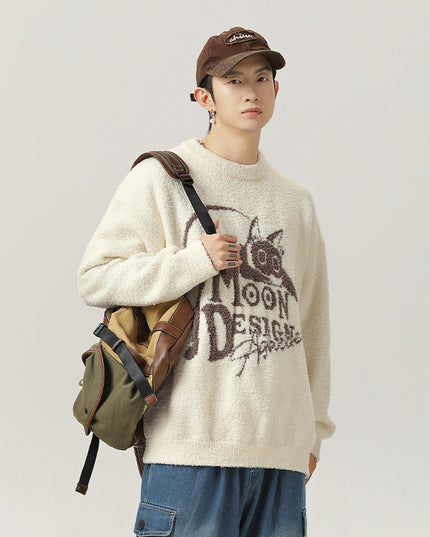 Men And Women Autumn And Winter New Couple Loose Pullover American Sweater
