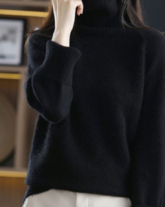 High Neck Thickened Bottoming Shirt Sense Thermal Sweater