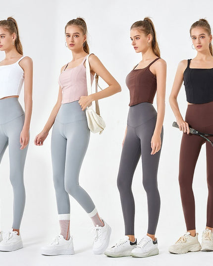 Nude Feel Women's Sports Vest With Chest Pad