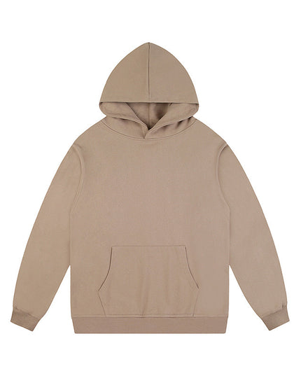 New Street Solid Color Loose Hooded Men's Sweater