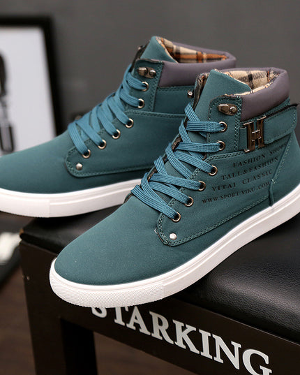 Martin Boots Men Lace-up Flat Shoes