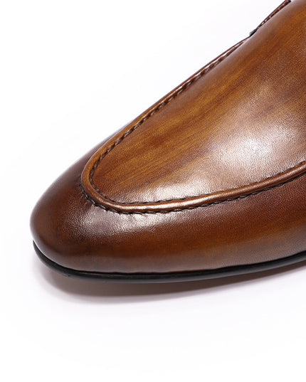 First Layer Cowhide Men's Wedding Banquet Shoes