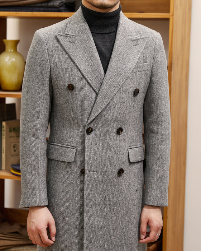 Italian Autumn And Winter Bar MACN Warm Wool Overcoat