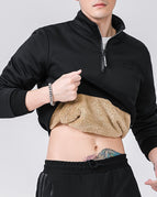 Zipper Black Lambswool