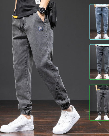 Mens Fashion Casual Loose Stretch Jeans