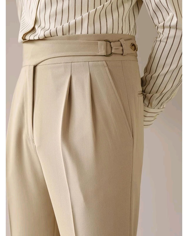 High Waist Slim Fit Business Casual Trousers