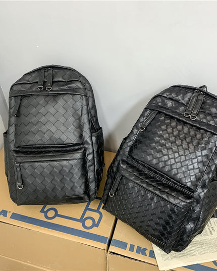 Men's Large-capacity Hand-woven Travel Backpack