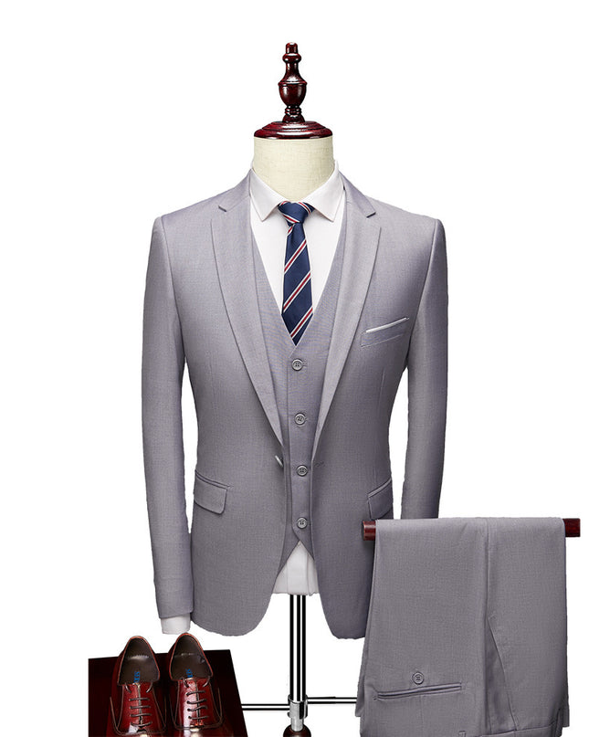 Men's Suit Three-piece Suit Business Wear Formal Wear