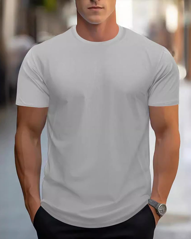 Quick-drying Breathable Sports Round Neck Short Sleeve