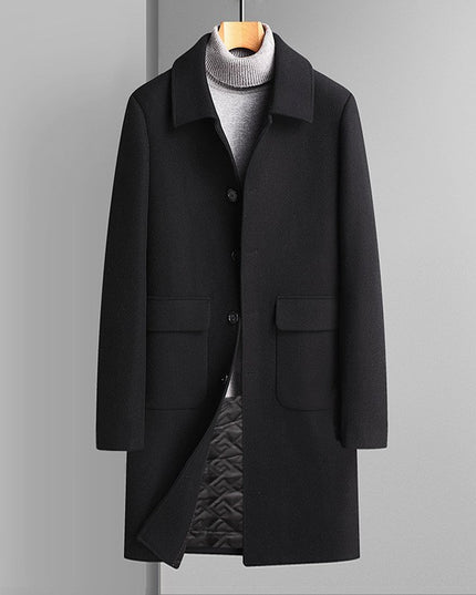 Wool Korean Style Casual Winter Thickened Velvet Woolen Coat