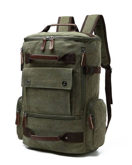 Men's Backpack Vintage Canvas Backpack  Men's Travel Bags Large Capacity Backpack Laptop Backpack