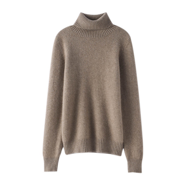 Women's Thickened Fall And Winter Inner Wear Turtleneck Cashmere Sweater