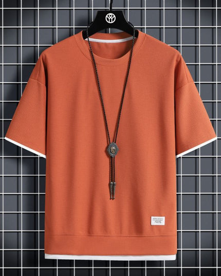 Half Sleeve Trendy All-matching Top