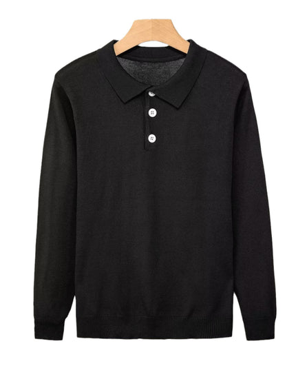 Japanese Style Simple Lapel Knitwear Korean Style
