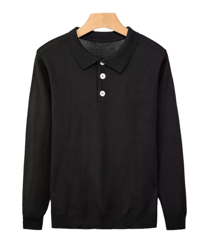 Japanese Style Simple Lapel Knitwear Korean Style
