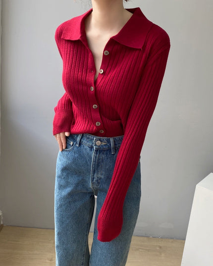 Long Sleeve New Cardigan Stitching Women