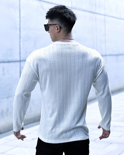Men's Fitness Sportswear Long Sleeved T-shirt