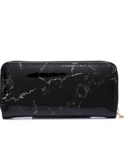 Women's Fashion Simple Marbled Zipper Wallet