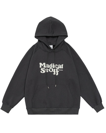 Letter Print Sweatshirt Loose Street Coat For Men And Women