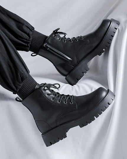Men's Leather New High-top Boots