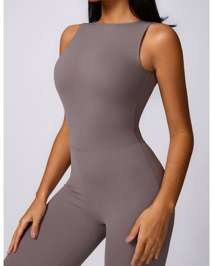 Peach Hip Lifting Sport Yoga Bodysuit Women's Casual