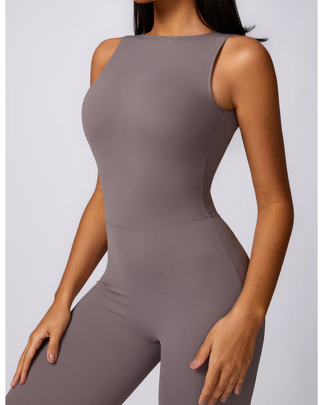 Peach Hip Lifting Sport Yoga Bodysuit Women's Casual