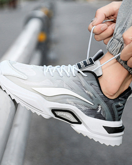 Lace-up Dad Shoes Fashion Thick-soled Sports Shoes Casual Breathable Sneakers For Men