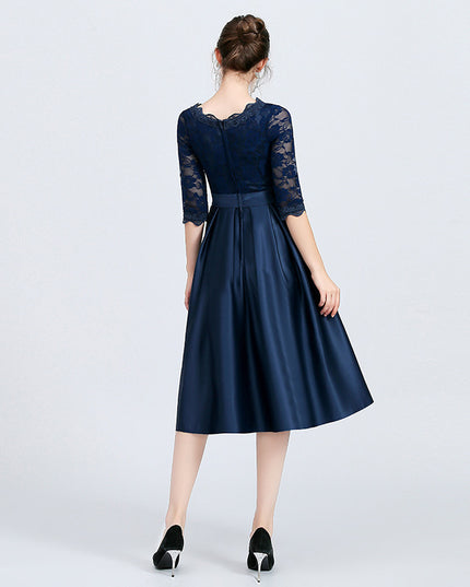 Versatile Casual Mid Length Evening Dress For Women