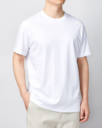 Long-staple Cotton Liquid Ammonia Short-sleeved T-shirt