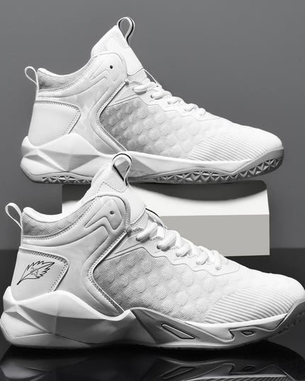 Men's Mid-Top Gradient Mesh Breathable Sneakers