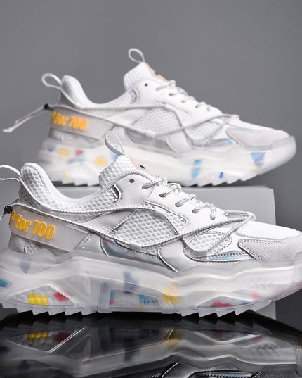 Casual Sports Shoes Men's Outdoor Running Daddy Shoes Plus Size Trend