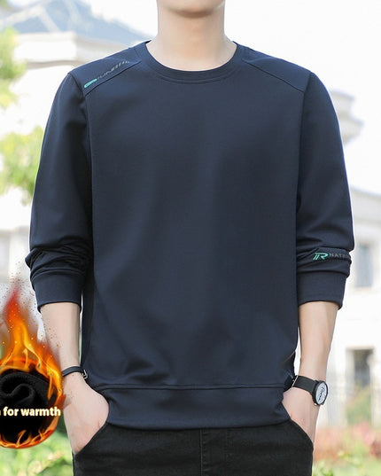 Brushed Hoody Men's Plus Sized And Lengthened Sleeves T-shirt