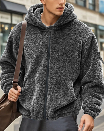 American Men's Double-sided Bejirog Loose Hooded Zipper Jacket