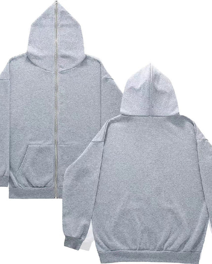 Men's And Women's Sparkling Style Zipper Cardigan Hoodie Plus Size