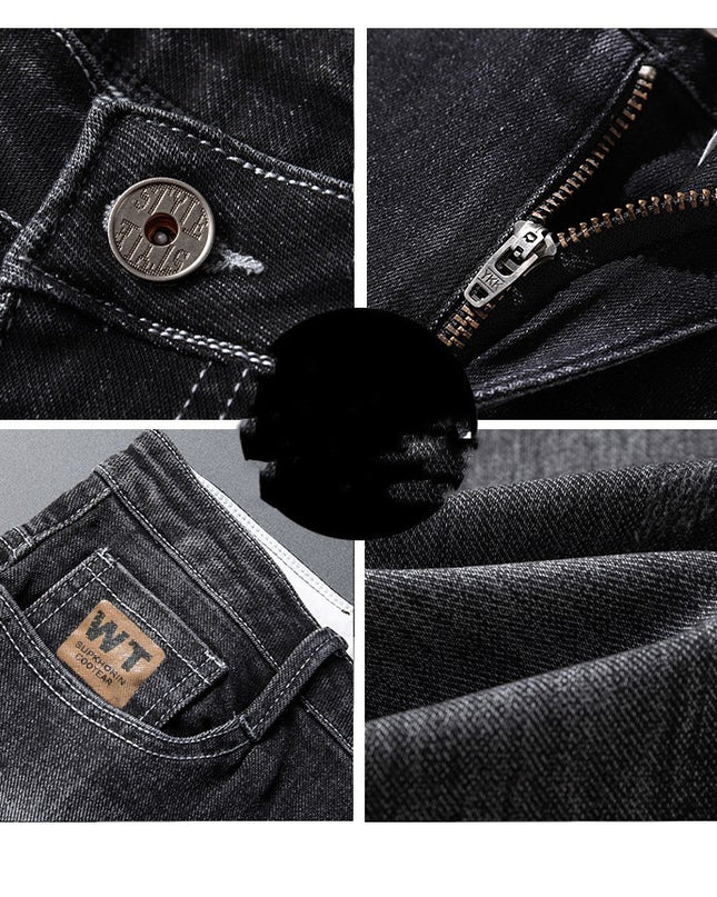 Elastic Straight Spring And Autumn Casual Trousers