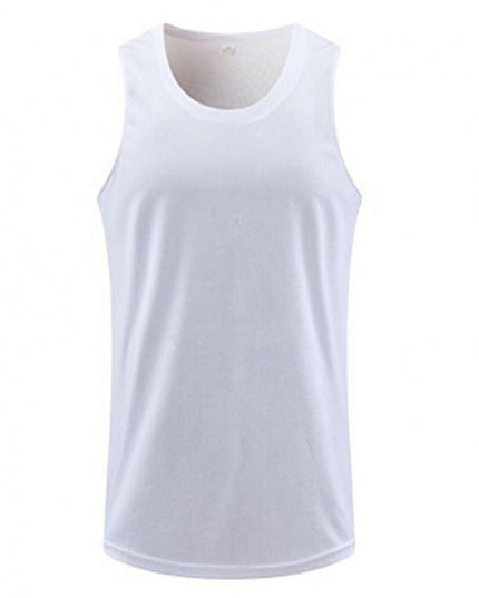 Breathable Ice Silk Sports Vest Men's Workout Sleeveless T-shirt