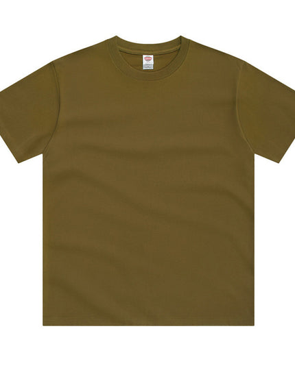 250g Japanese Cotton Round Collar T-shirt Loose