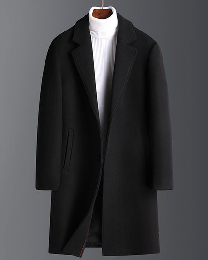 Wool Korean Style Casual Winter Thickened Velvet Woolen Coat