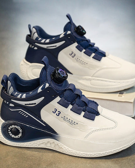 Autumn And Winter Youth Rotating Button Sports Running Shoes