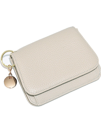 Fashion Cowhide Small Cute Zipper Coin Purse